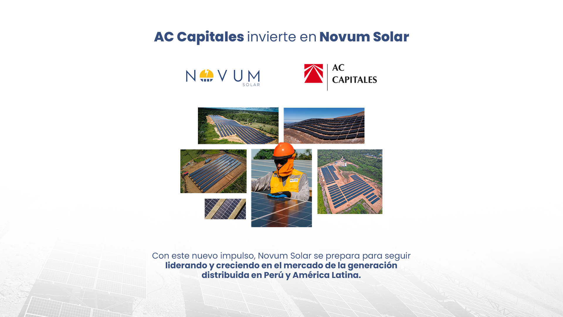 AC Capitales apuesta por Novum Solar: Juntos hacia una nueva etapa de ...