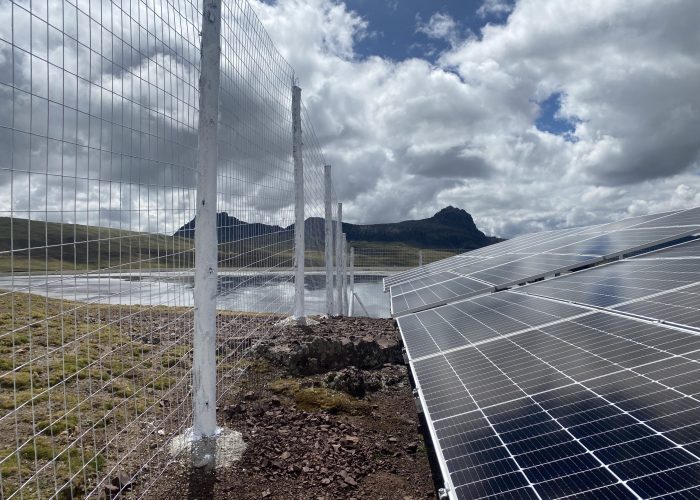 Mina huaron sistema fotovoltaico Novum Solar